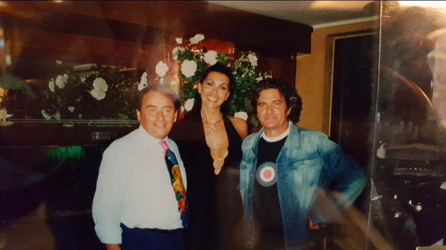 Salvatore, con Fausto Leali e Luisa Corna